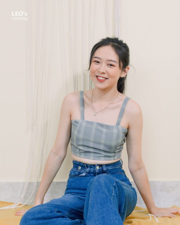 Áo Dây Crop Cột Nơ Sau