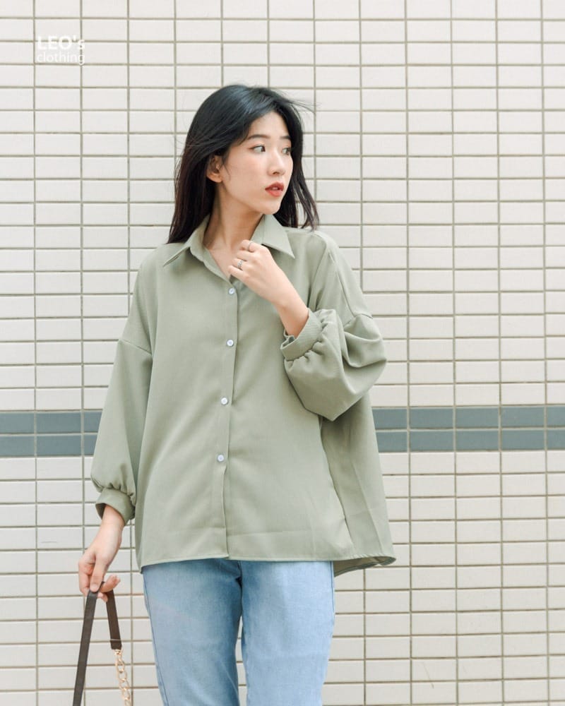 Ao-So-Mi-Tay-Phong-019 Áo Sơ Mi Tay Phồng