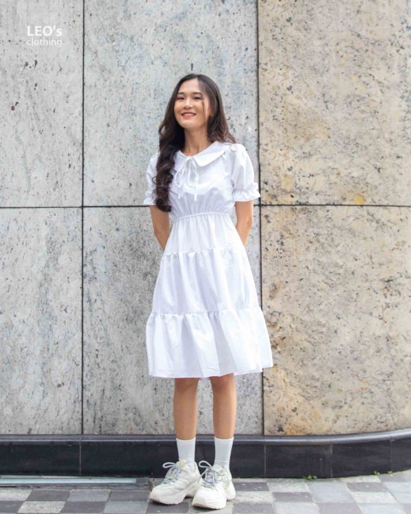 Đầm Cổ Lá Sen LEO's clothing