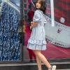 Đầm cổ tròn bèo đuôi cá LEO's clothing