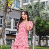 Đầm cổ tròn bèo đuôi cá LEO's clothing