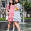 Đầm cổ tròn bèo đuôi cá LEO's clothing