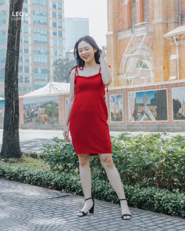 Đầm Dây Viền Bèo